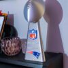 New England Patriots Lombardi Trophy Replica Super Bowl LX 14 Inch 3D Printed