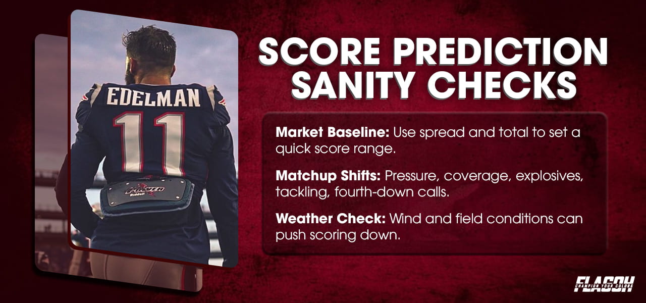 Sanity Checks That Keep Your Score Prediction Realistic