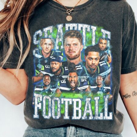 Seattle Football Champs 2026 Bootleg Vintage 90s Style T-Shirt