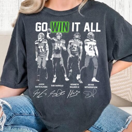 Seattle Football Go Win It All Dark Side Defense Fan Tee