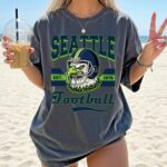 Seattle Football Mascot Funny Game Day Vintage T-Shirt