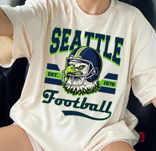 Seattle Football Mascot Funny Game Day Vintage T-Shirt