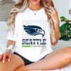 Seattle Football Opening Day Retro Seahawk Mascot Fan Gift T-Shirt