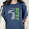 Seattle Football Retro Seahawk Head Gameday Fan Gift T-Shirt