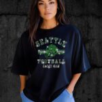 Seattle Football Rhinestone Sparkle Game Day T-Shirt