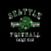 Seattle Football Rhinestone Sparkle Game Day T-Shirt