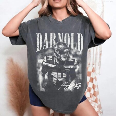 Seattle Football Sam Darnold Vintage 90s Bootleg Game Day T-Shirt