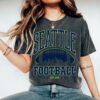 Seattle Football Vintage Style Seattle Seahawk Football Fan T-Shirt