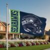 Seattle Seahawks 3 x 5 Helmet Deluxe Single-Sided WinCraft Flag