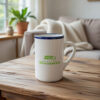 Seattle Seahawks Coffee Mug 16oz White Ceramic Color Tip
