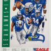 Seattle Seahawks Cortez Kennedy HOF SGA Schedule 1996 NFL Football Poster 19X27
