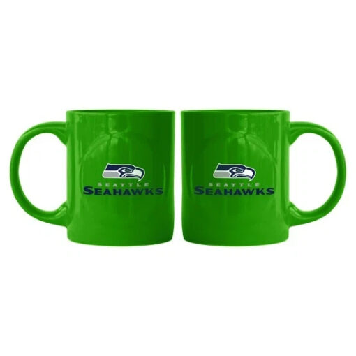Seattle Seahawks Green Mug 11oz NFL Rally Ceramic Seattle Seahawks Green Mug 11oz NFL Rally Ceramic