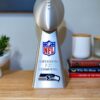 Seattle Seahawks Lombardi Trophy Replica Super Bowl LX 14 Inch 3D Printed