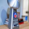 Seattle Seahawks Lombardi Trophy Replica Super Bowl LX 14 Inch 3D Printed