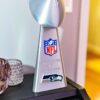 Seattle Seahawks Lombardi Trophy Replica Super Bowl LX 14 Inch 3D Printed