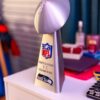 Seattle Seahawks Lombardi Trophy Replica Super Bowl LX 14 Inch 3D Printed