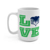 Seattle Seahawks LOVE Mascot Mug 15oz Ceramic 2 Seattle Seahawks LOVE Mascot Mug 15oz Ceramic