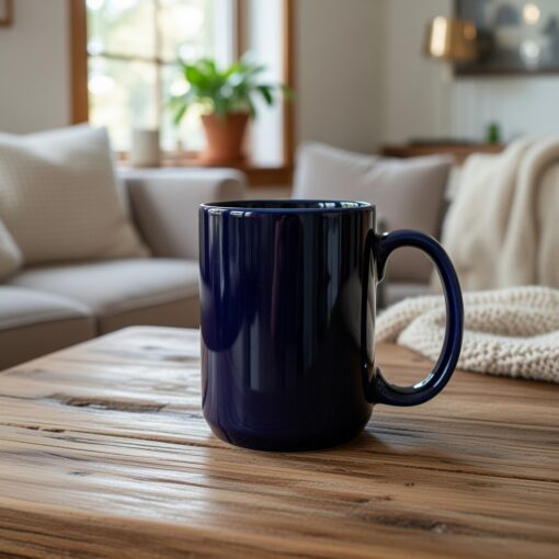 Seattle Seahawks Premium Metal Logo Mug Navy Blue