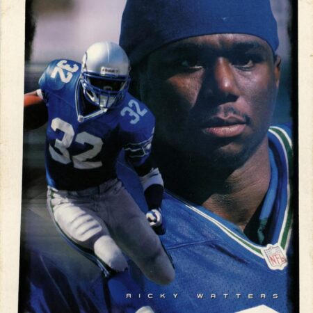 Seattle Seahawks Ricky Watters Raging Watters 6470 Mini Poster