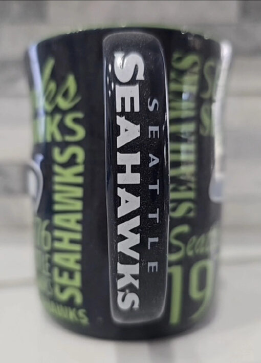 Seattle Seahawks Sculpted Spirit Mug 17oz Navy Green Seattle Seahawks Sculpted Spirit Mug 17oz Navy Green