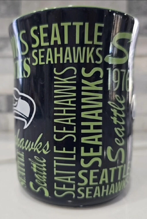 Seattle Seahawks Sculpted Spirit Mug 17oz Navy Green Seattle Seahawks Sculpted Spirit Mug 17oz Navy Green