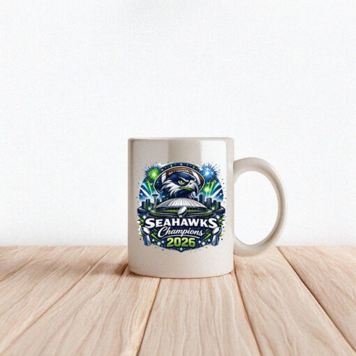 Seattle Seahawks Super Bowl Champions Mug 2026