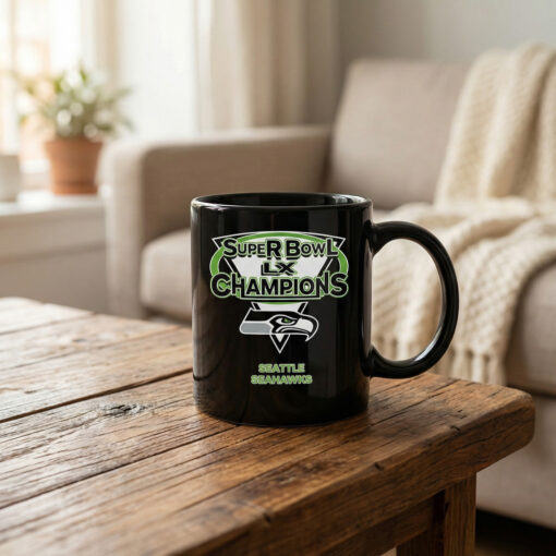 Seattle Seahawks Super Bowl LX Champions Mug 2026