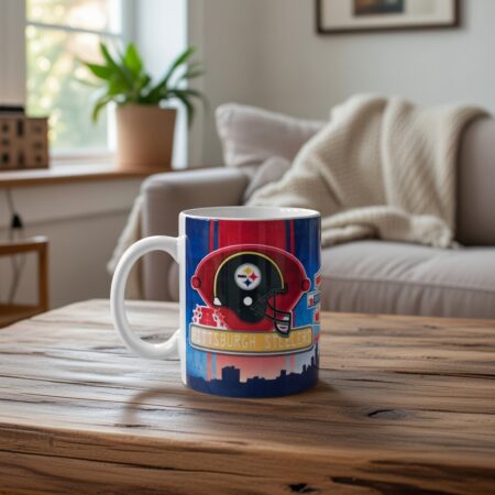 Seattle Seahawks vs Pittsburgh Steelers Super Bowl XL 40th Anniversary Mug