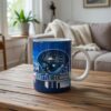 Seattle Seahawks vs Pittsburgh Steelers Super Bowl XL 40th Anniversary Mug