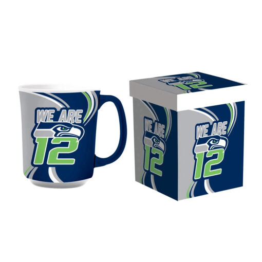 Seattle Seahawks We Are 12 Mug 14oz Ceramic Gift Box Seattle Seahawks We Are 12 Mug 14oz Ceramic Gift Box