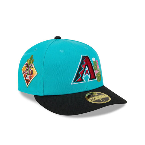 Arizona Diamondbacks 2026 Spring Training Low Profile Aqua Embroidered Fitted Hat