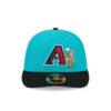 Arizona Diamondbacks 2026 Spring Training Low Profile Aqua Embroidered Fitted Hat