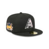 Arizona Diamondbacks Big League Chew Black Embroidered Fitted Cap