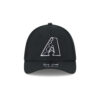 Arizona Diamondbacks Black and White M-Crown Embroidered Stretch Fit Cap