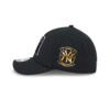 Arizona Diamondbacks Black and White M-Crown Embroidered Stretch Fit Cap