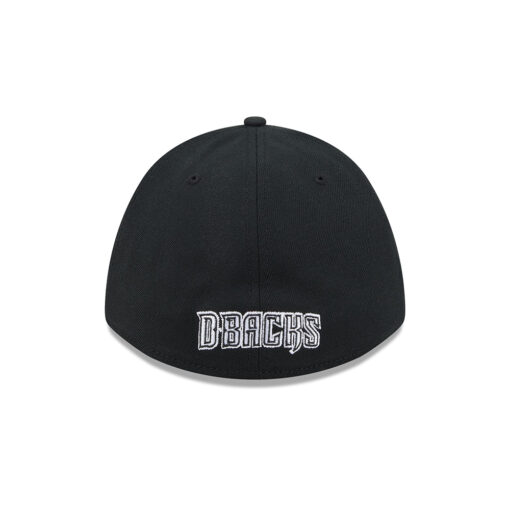 Arizona Diamondbacks Black and White M-Crown Embroidered Stretch Fit Cap