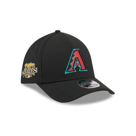Arizona Diamondbacks Black Embroidered M-Crown A-Frame Stretch Fit Hat