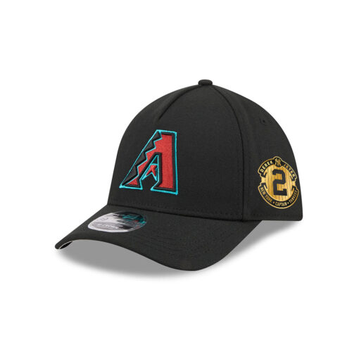 Arizona Diamondbacks Black Embroidered M-Crown A-Frame Stretch Fit Hat