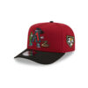 Arizona Diamondbacks Cartoon Red Stitched Logo AFrame Snapback Hat