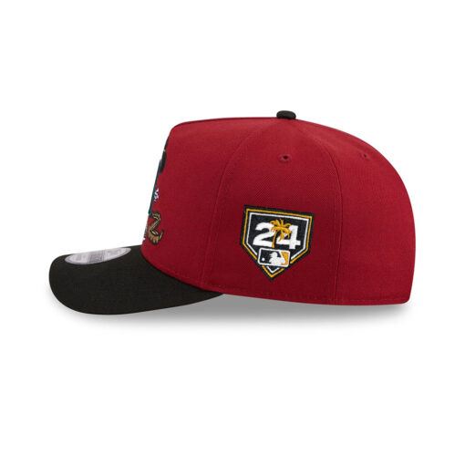 Arizona Diamondbacks Cartoon Red A-Frame Stitched Snapback Hat