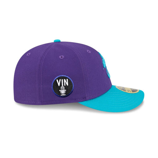 Arizona Diamondbacks City Connect Low Profile Purple Embroidered Fitted Hat