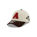 Arizona Diamondbacks City Script Cream A-Frame Embroidered Snapback Hat