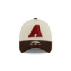 Arizona Diamondbacks City Script Cream A-Frame Embroidered Snapback Hat