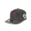 Arizona Diamondbacks Classic Washed Black Stitched Adjustable Cap