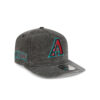 Arizona Diamondbacks Classic Washed Black Stitched Adjustable Cap