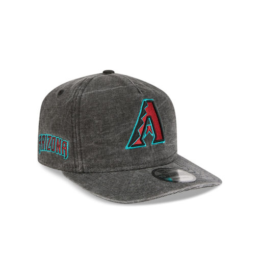 Arizona Diamondbacks Classic Washed Black Stitched Adjustable Cap
