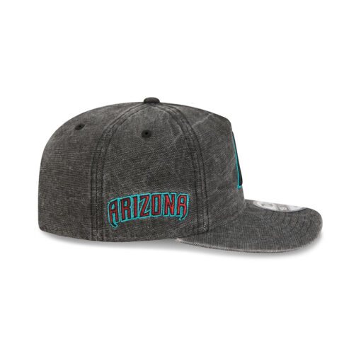 Arizona Diamondbacks Classic Washed Black Stitched Adjustable Cap