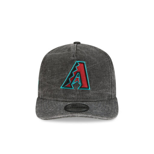Arizona Diamondbacks Classic Washed Black Stitched Adjustable Cap