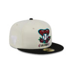 Arizona Diamondbacks Day of the Dead Sugar Skull Mascot Cream Stitched Fitted Hat