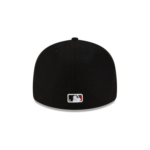 Arizona Diamondbacks Easy Retro Crown Black Stitched A-Frame Fitted Hat